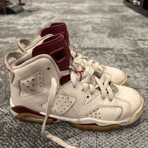 Jordan 6 Retro Maroon (2015) GS Size 5Y Shoes